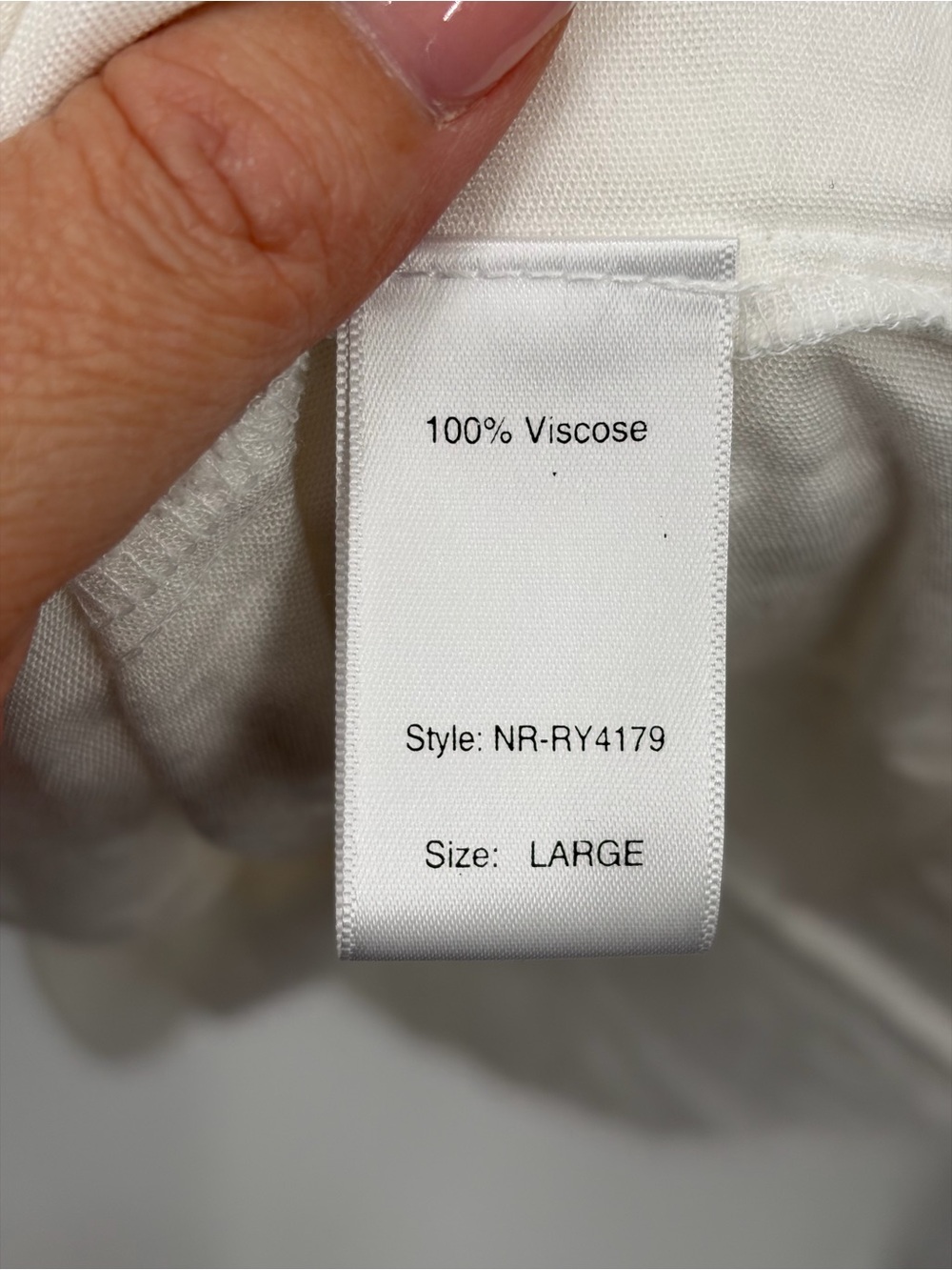 NWT Elan White Smocked Cover-Up Maxi Skirt Dress L - Picture 8 of 10